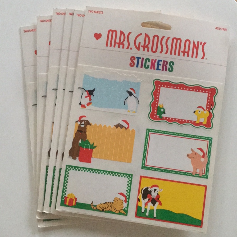 Vintage 90s Gift 🎁 Tag Stickers